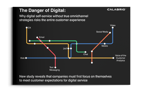 Cover of The Danger of Digital Report: Why Digital Self-Service without True Omnichannel Strategies Risks the Entire Customer Experience
